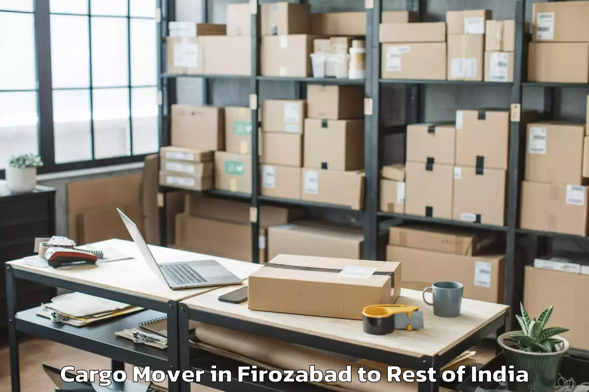 Reliable Firozabad to Shupiyan Cargo Mover